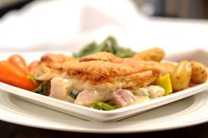 Chicken, Ham & Leek Pie
