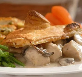 Chicken and Field Mushroom Pie